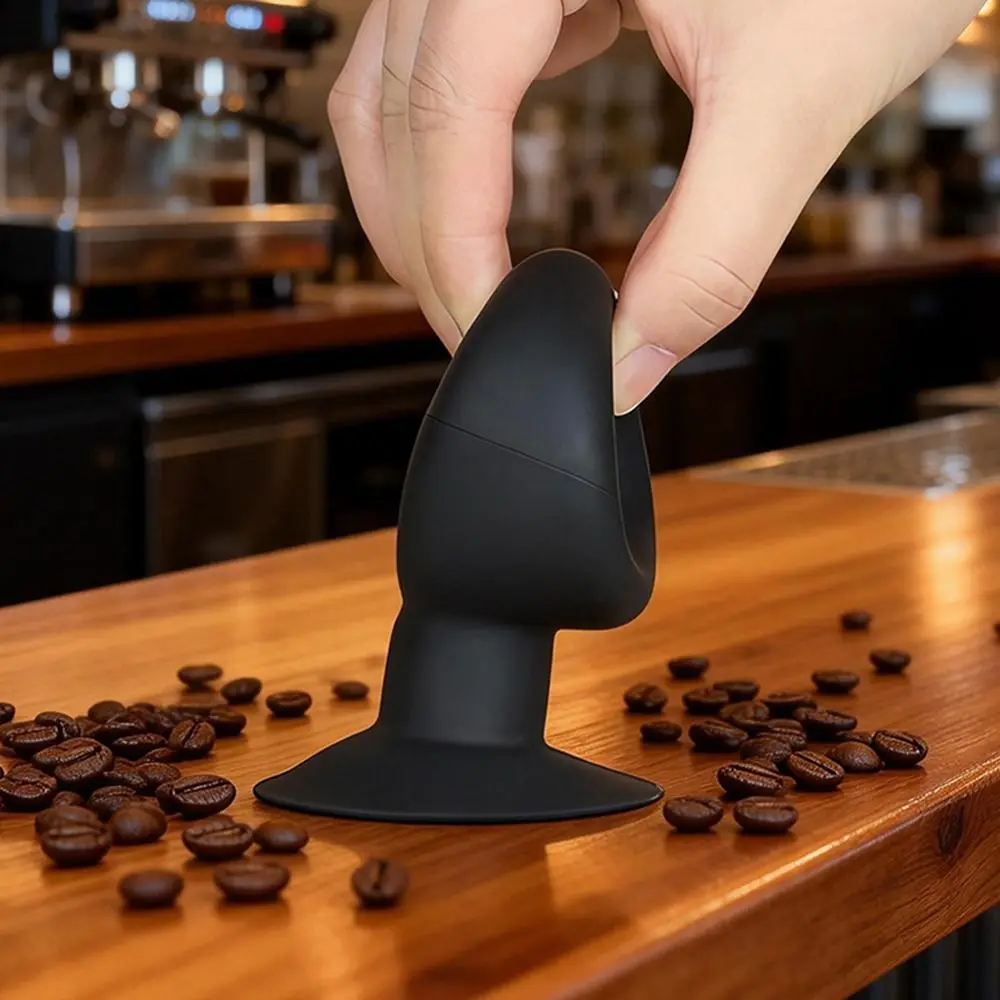 Ultra Quiet Coffee Powder Suction Cup Dirt Free 51/58mm CoffeePowder Remover Soft Elastic Espresso Cleaning Tool Outdoor