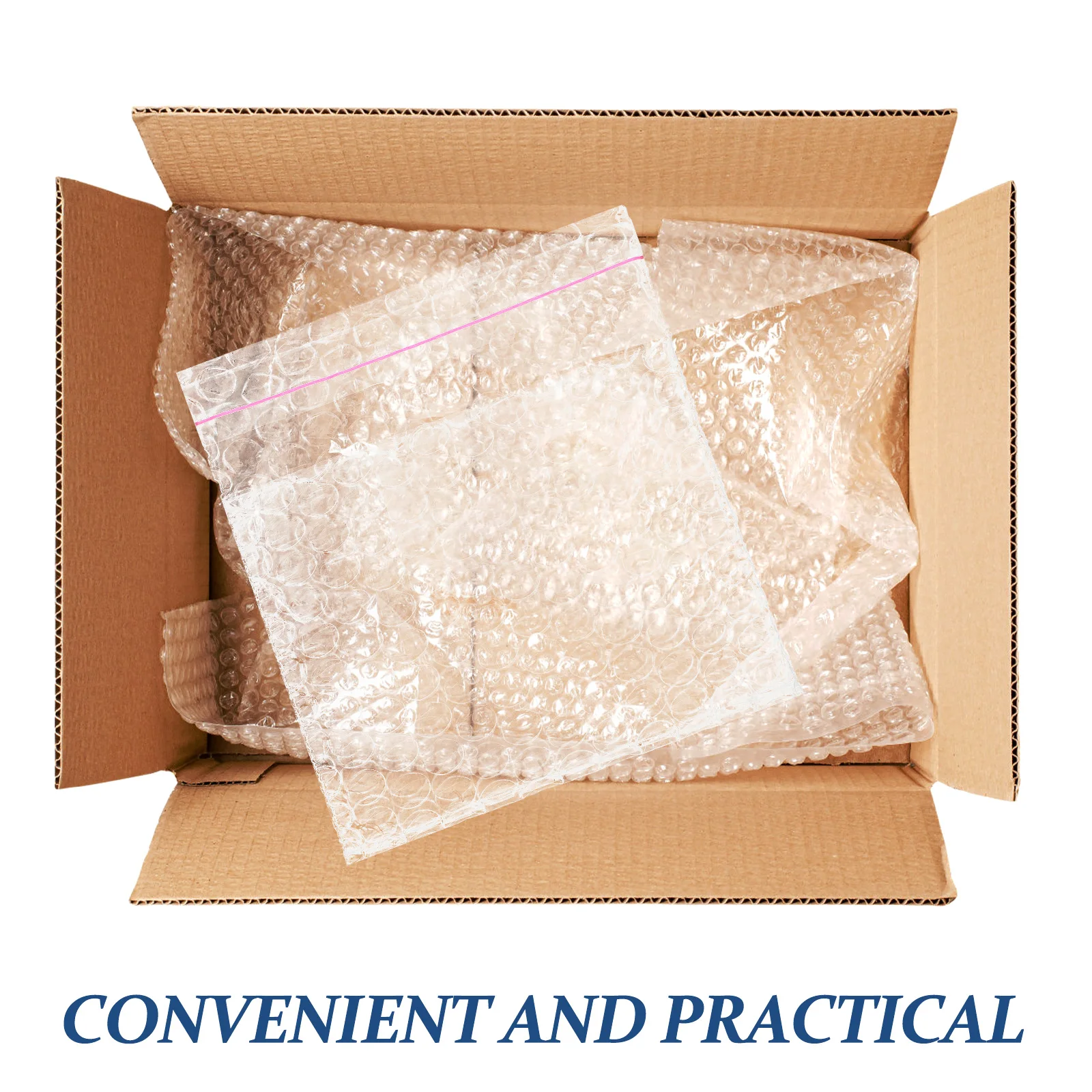 Shockproof Double Layer PE Material Self Adhesive Closure Moving Packaging Plastic Packing Cushioning for Dishes