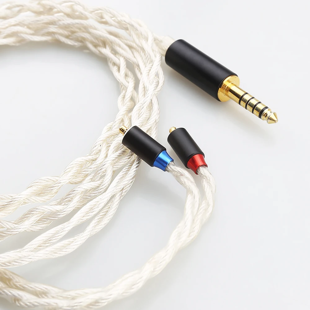 1.2m Earphone Upgrade Cable Gold Silver Palladium Copper Advanced Element Hybrid Cable MMCX/QDC/0.78 2Pin For EDX Pro ZSN CRA ZE