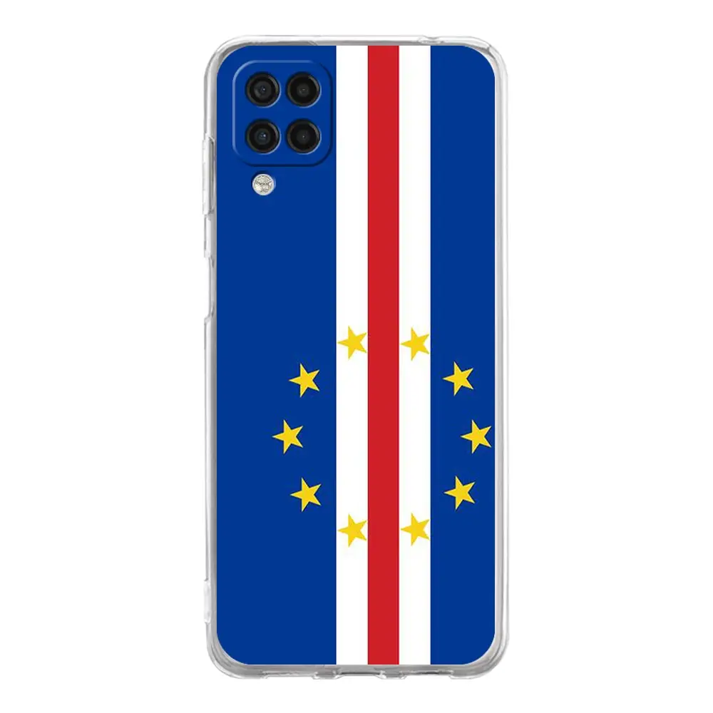 حافظة لهاتف سامسونج جالاكسي A13 A33 A35 A55 A73 A53 A23 A51 A71 A21S A72 A31 A41 A05s A03S A15 A25 5G غطاء كيب فيردي العلم #5