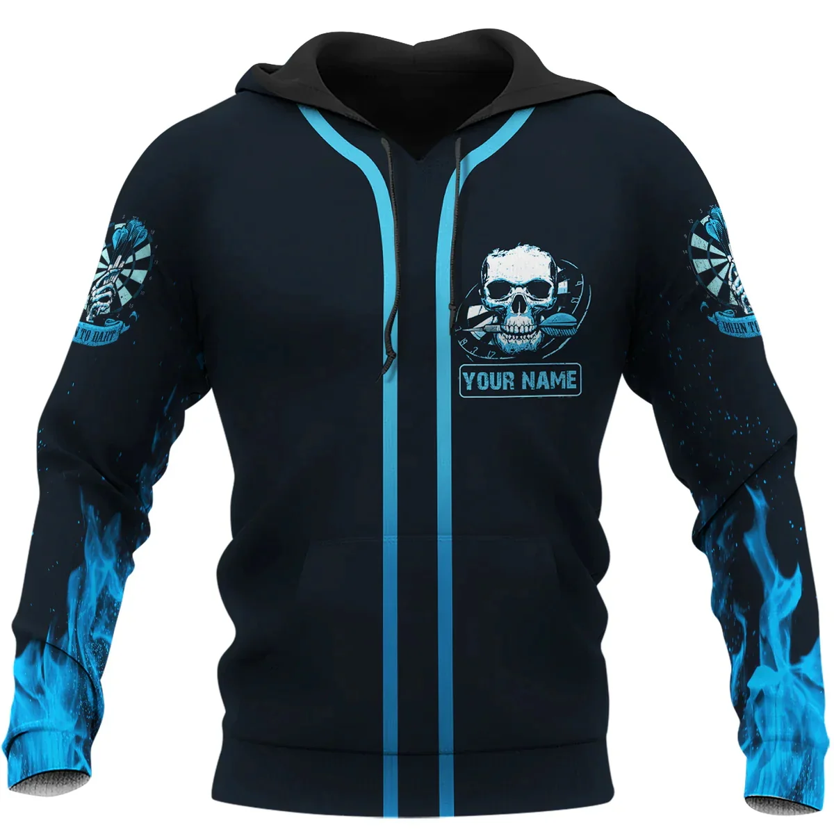 Рисунок 6 - Забавные толстовки с 3D рисунком дартса для мужчин