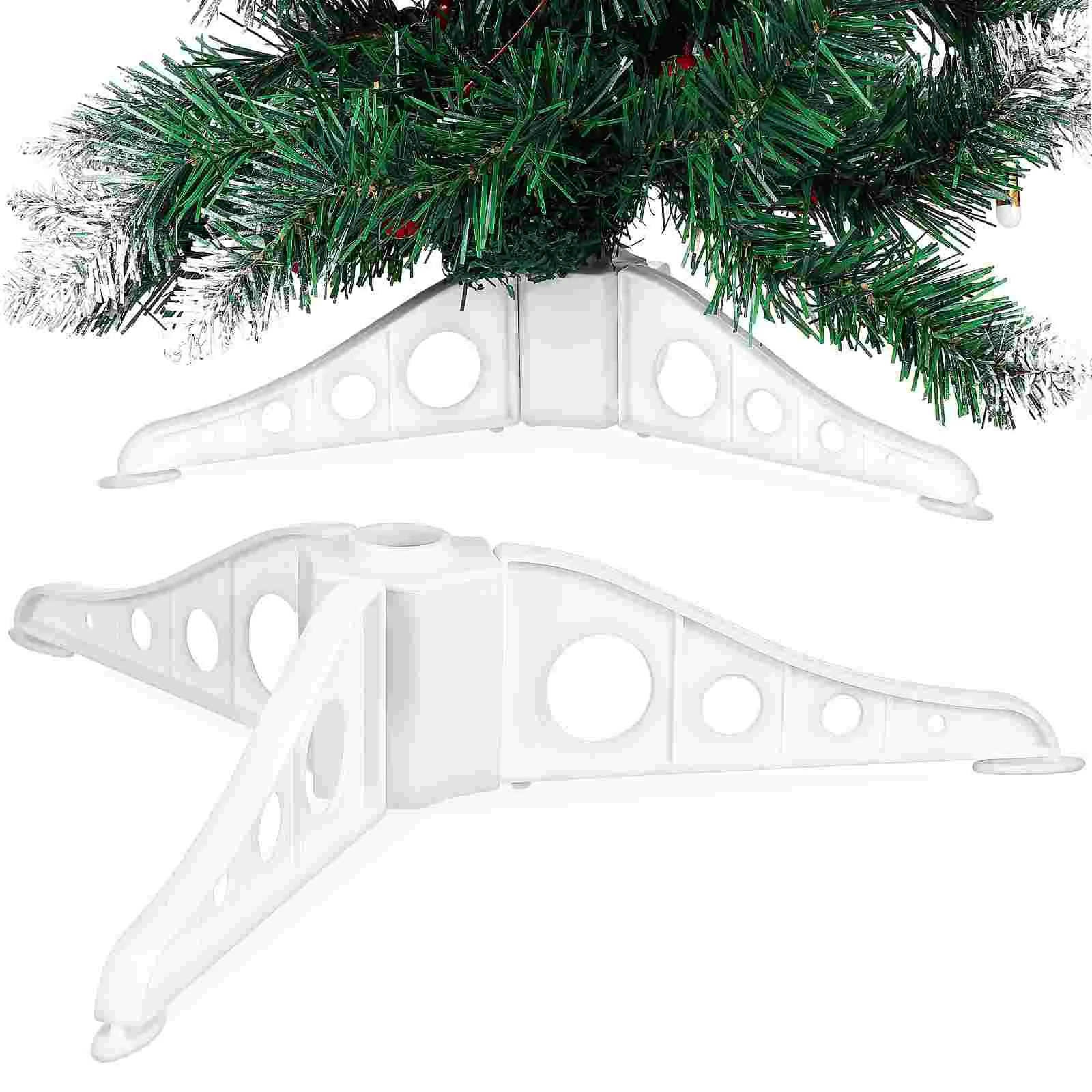 Set of Tree Bases 15cm Decor Xmas Stand Home Supplies Artificial Scalable Plastic Detachable Support Rack