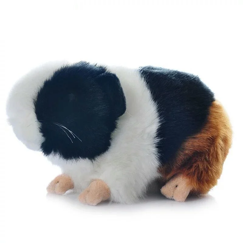 1Pc Real Life Two Color Guinea Pig Plush Toy Lifelike Mouse Rats Stuffed Animal Toys Birthday Educational Gifts for Kids