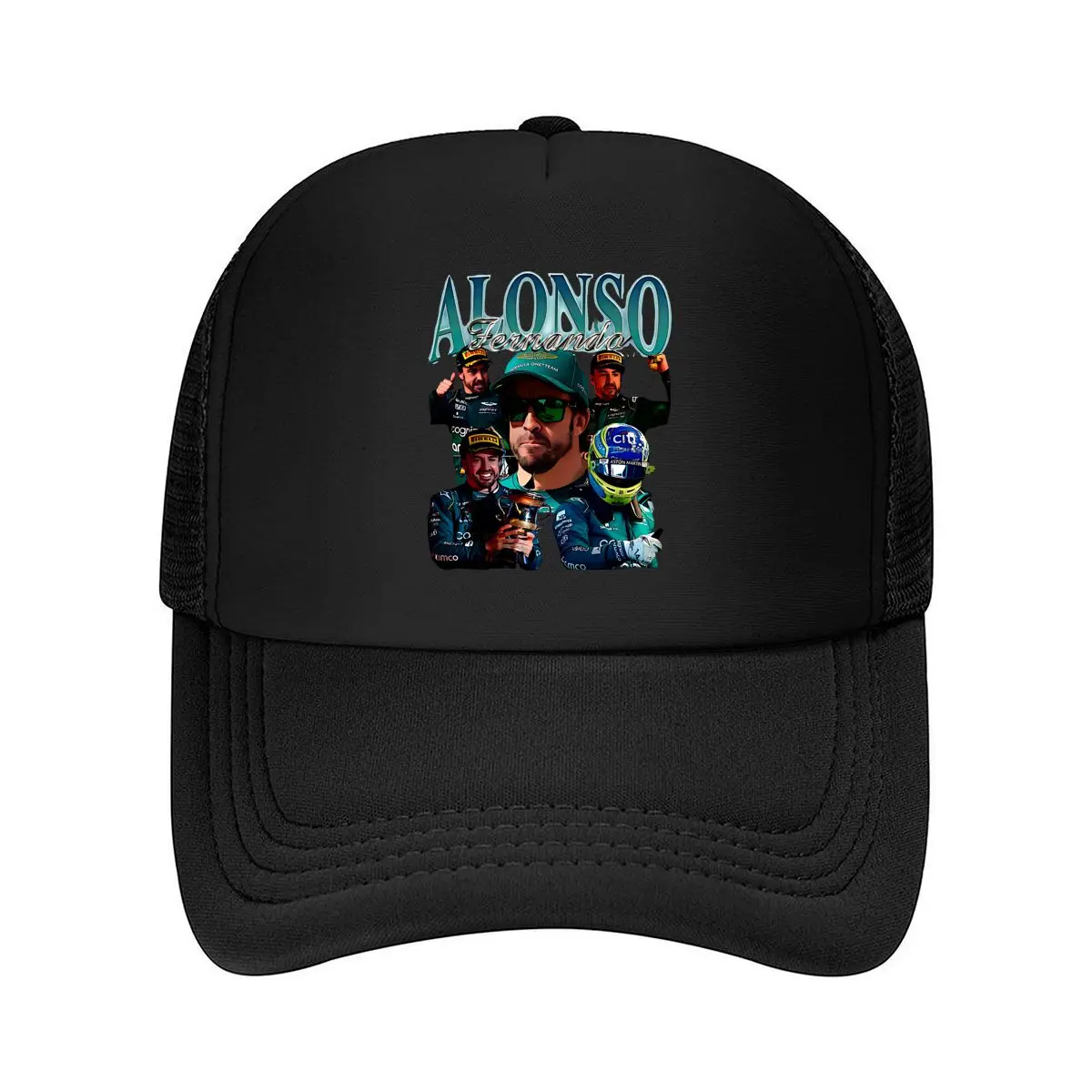 

Alonso Racing Sports - Inspired, F1 Driver Tribute Design Mesh Baseball Cap