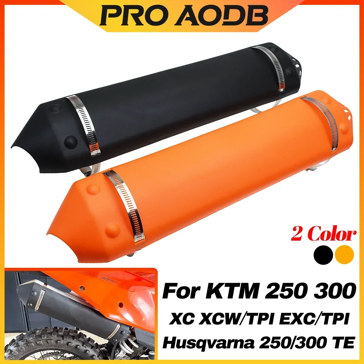 Für KTM 250 300 XC XC-W XCW XC 250 XC 300 XCW 250 XCW 300 TPI Motocross Auspuffrohr Schutz Hitzeschild Abdeckung Schutz Motorrad
