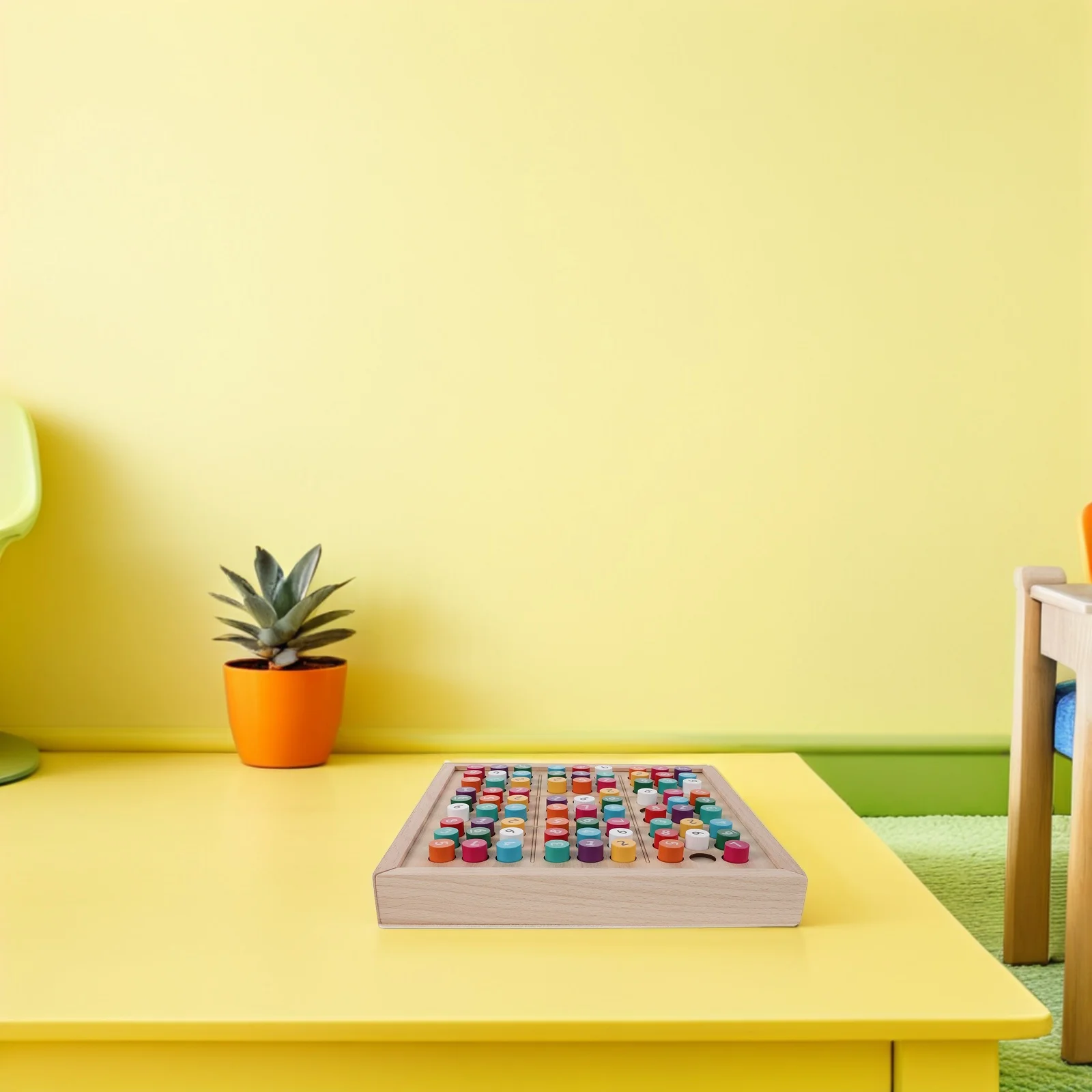 Jeu de puzzle Sudoku 9 par 9 grille casse-tête pour le développement cognitif Stimulation mentale jeu de stratégie éducatif pour les familles