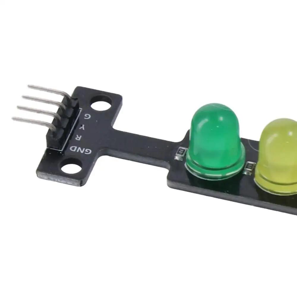 Module d'affichage de feu de circulation DC 5V, Mini système de feux de circulation rouge jaune vert, modèle 5mm x 3 LED, Module de feu de circulation, projet de bricolage