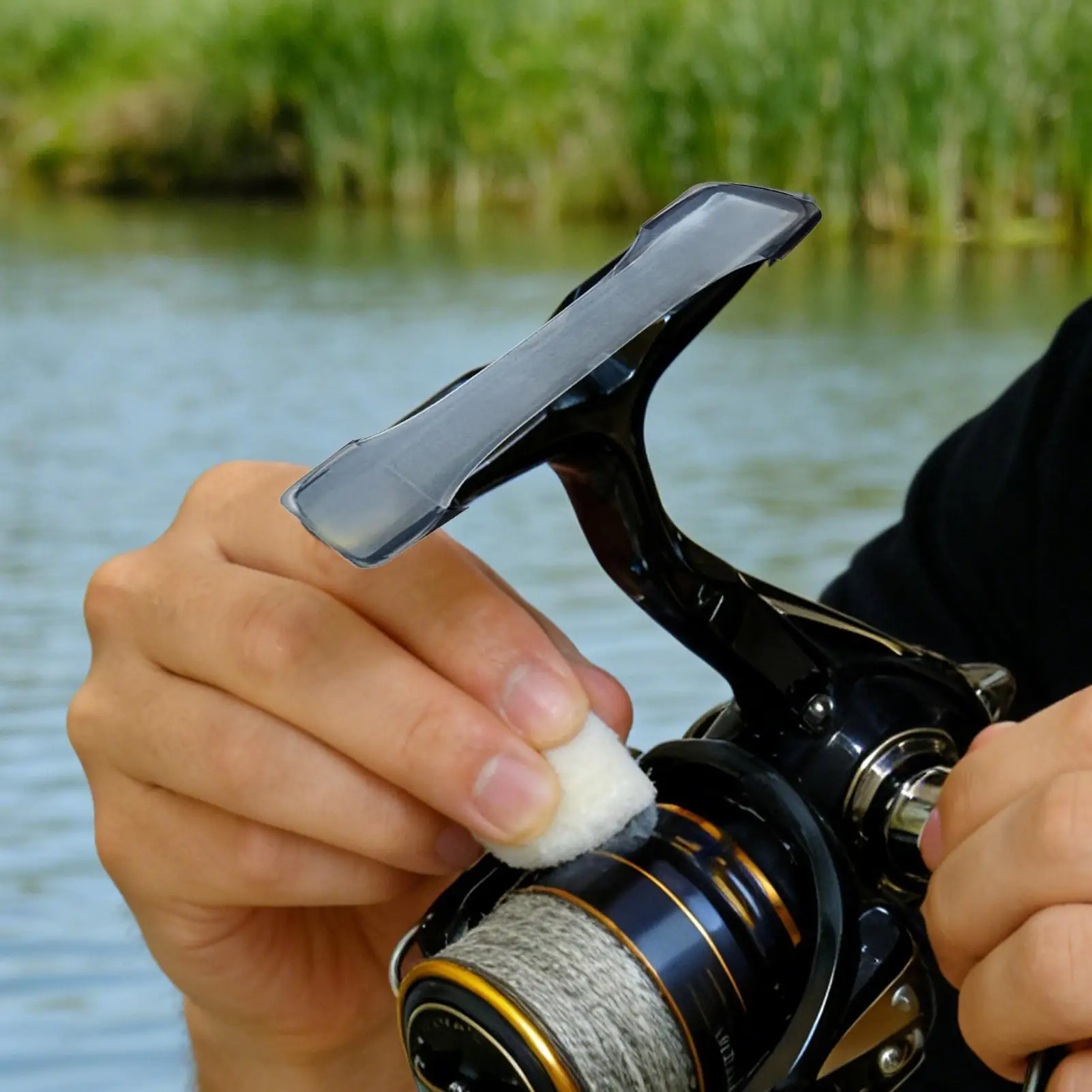 Capa Protetora de Silicone para Assento de Carretilha de Pesca, 3 Peças, para Carretilhas de Baitcasting em Água Salgada e Lagos