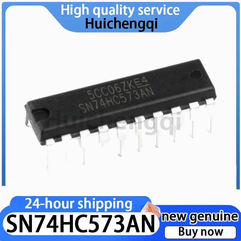 5PCS Original Genuine SN74HC573AN Direct Insertion DIP-20 Eight Bit Three State Output Trigger Logic Chip