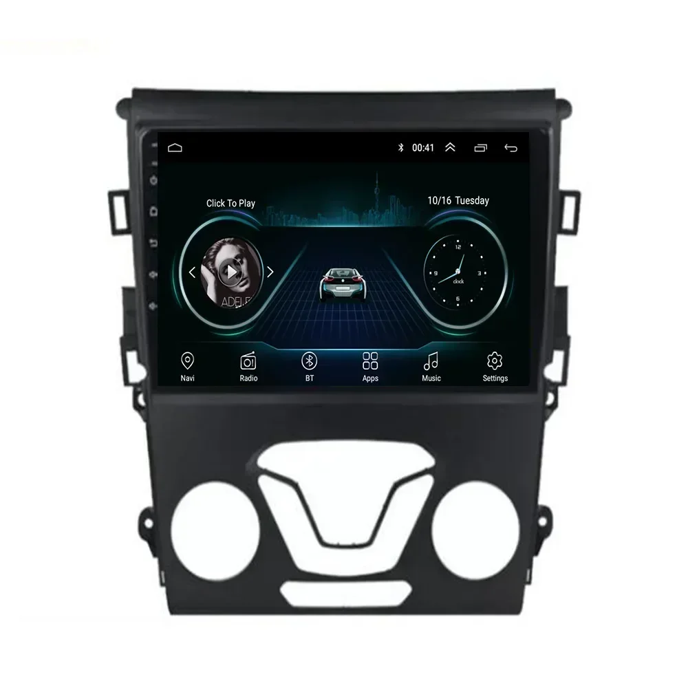 Radio mobil Android 13.0 untuk Ford Mondeo 5 2014-pemutar Multimedia DSP Carplay GPS Navigaion kamera otomatis Stereo DVD 2 din