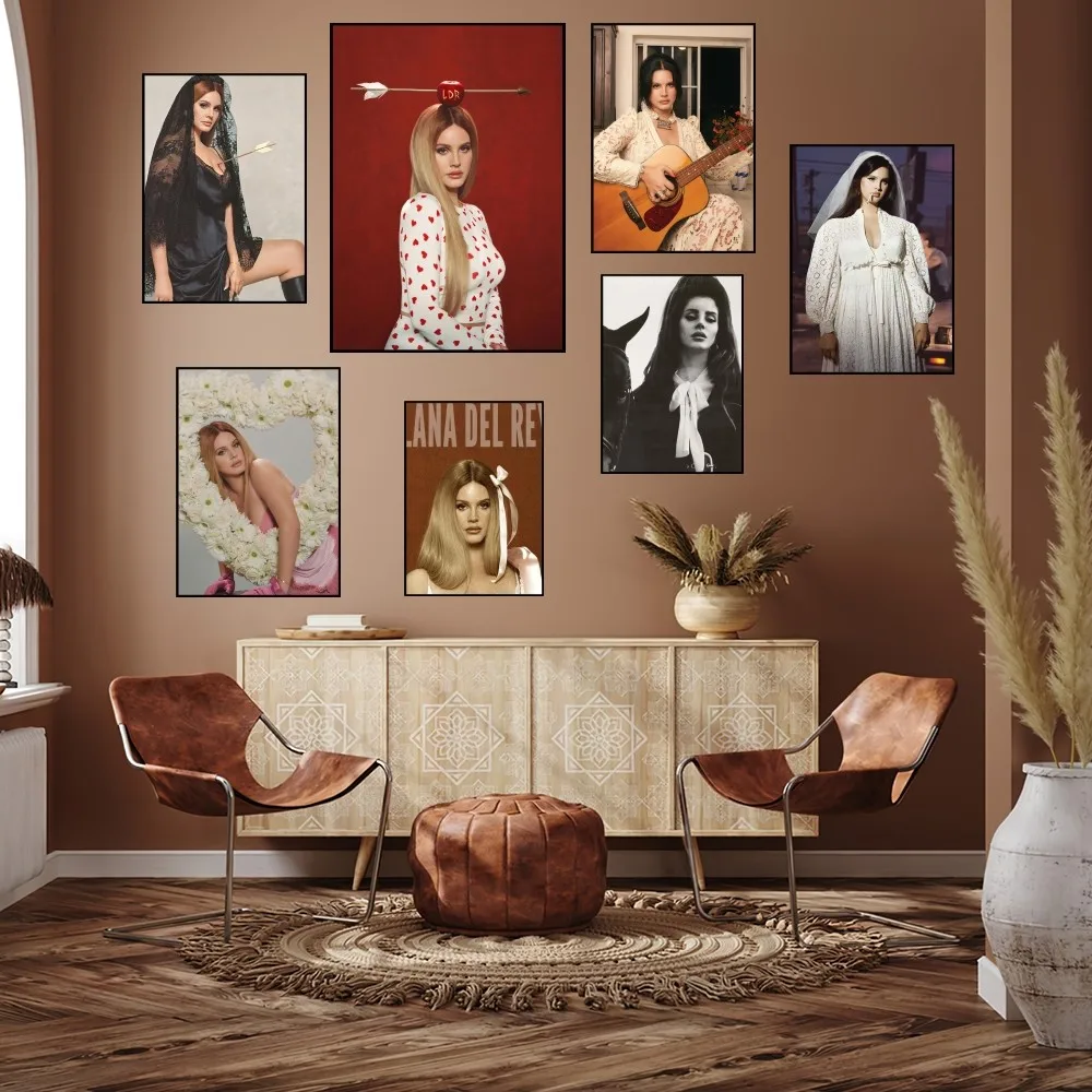 Singer Lasso Lana Del Rey Poster Prints Wall Painting Bedroom Living Room Decoration Office Home