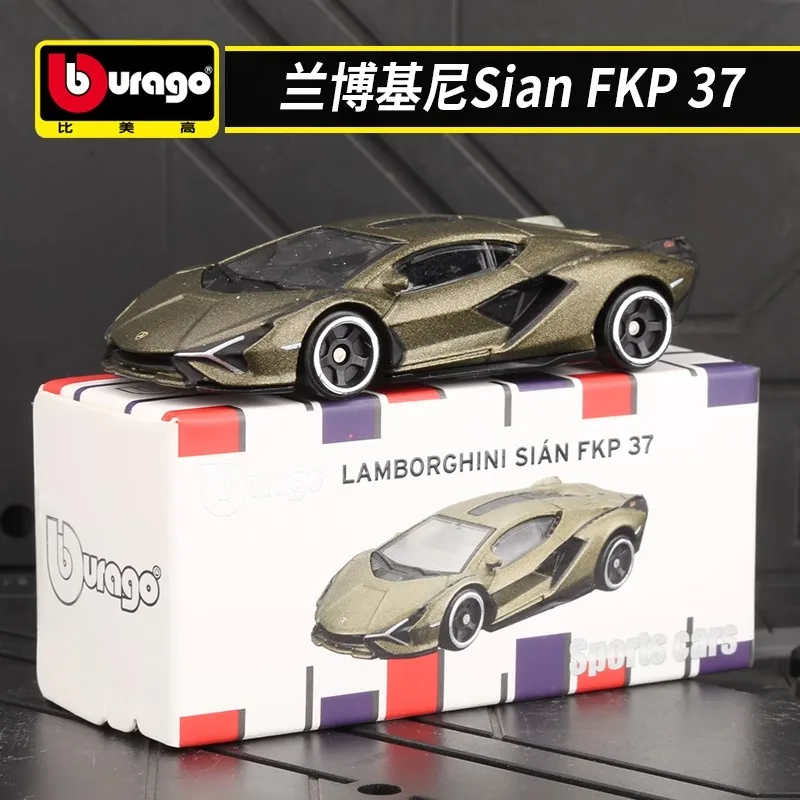 1:64 Original URAGO Lamborghini Sian Hurricane Urus Simulated Alloy Car Sports Car Model Boy Toys Gifts Collection Ornament