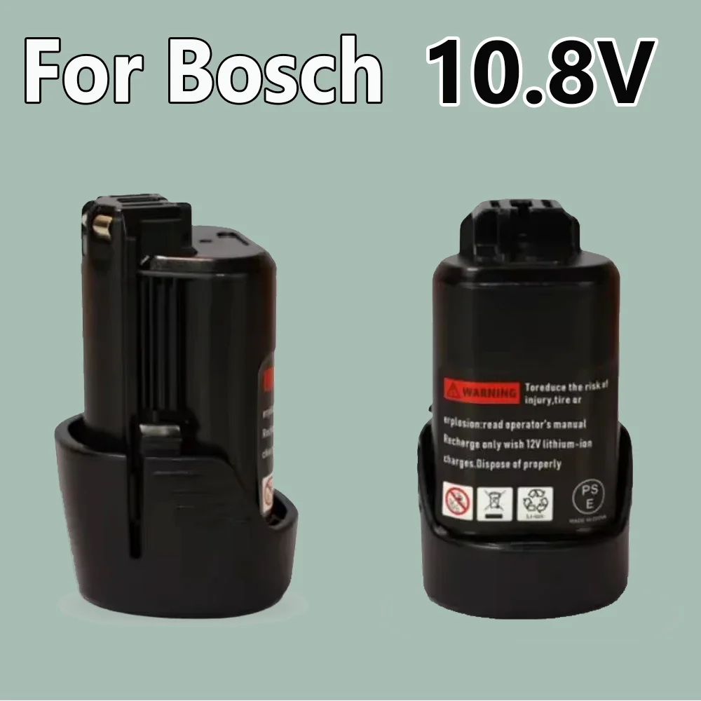 

100% New Power Tool Battery 10.8V 5000mAh Li-ion Rechargeable Battery For Bosch Cordless Electric drill BAT411 BAT412