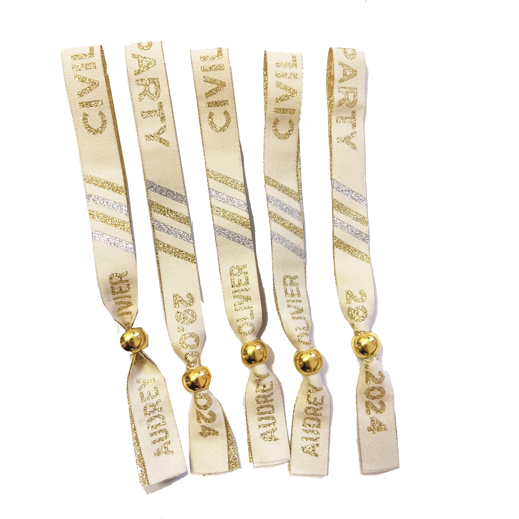 

Персонализированный тканый браслет, индивидуальная вышивка, односторонняя, двусторонняя пряжка, Baralect для свадебной вечеринки, идентификационный ремешок