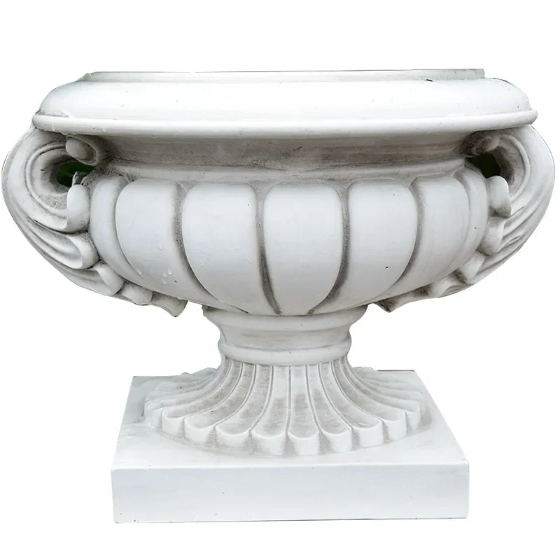 Wedding road guide flower pot Roman column courtyard garden base studio props