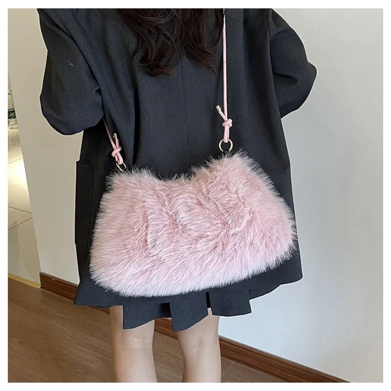 حقيبة كروس بودي متعددة الاستخدامات للنساء حقيبة منفوشة تحت الإبط حقيبة كتف عصرية خفيفة الوزن للنزهات اليومية والتسوق والاستخدام اليومي #5