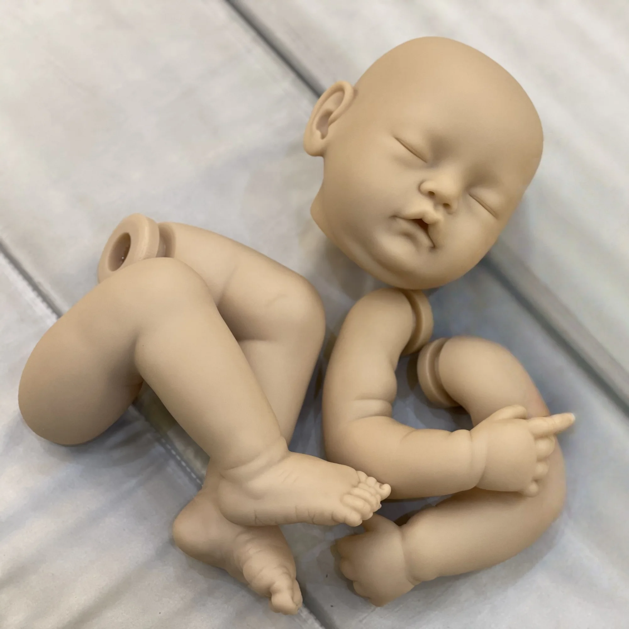 Kits de poupée Reborn en vinyle et Silicone souple, 18 pouces, corps complet, pièces de bébé non peintes, bricolage pour la fabrication de poupées de bébé à collectionner