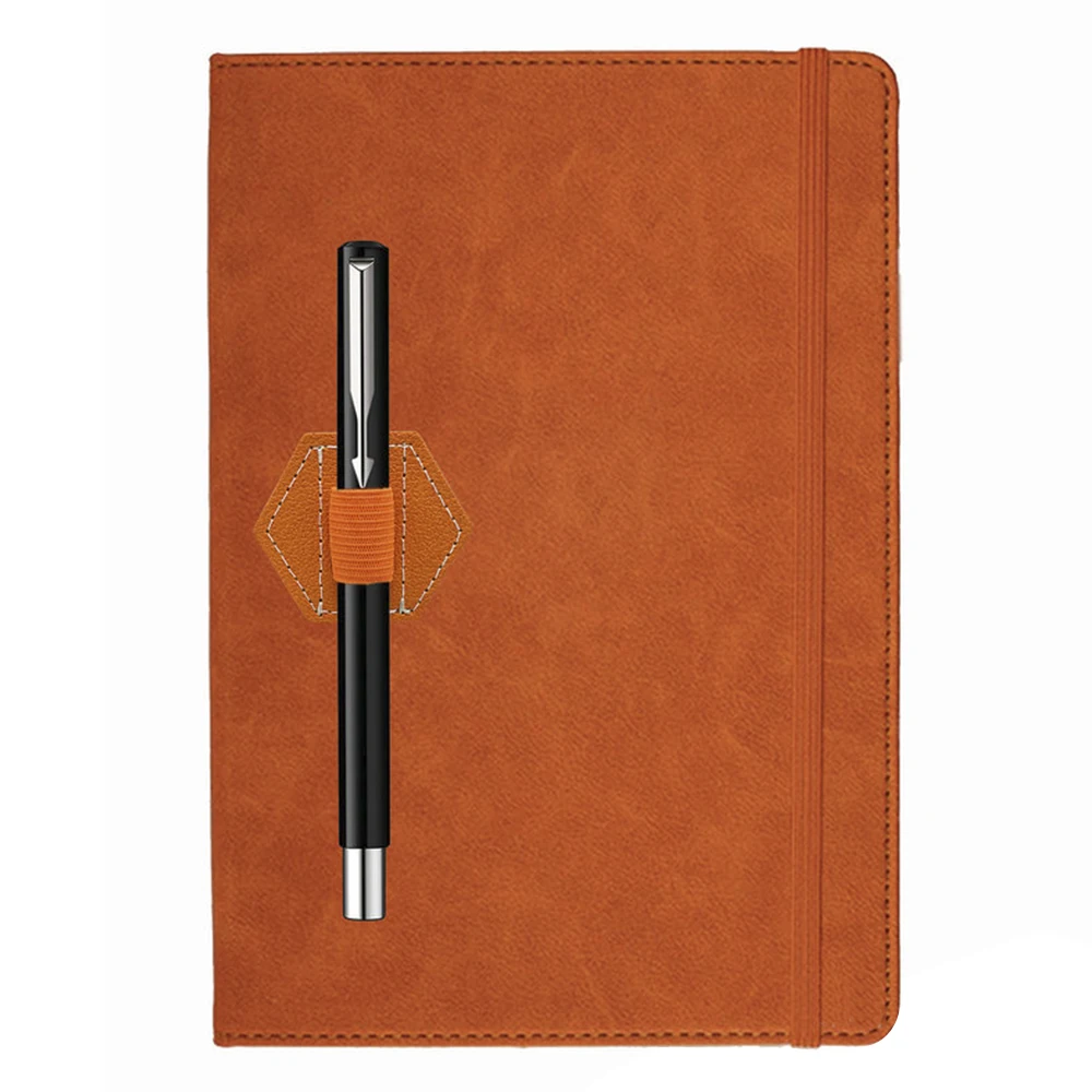 1Pc 4.5*4.5cm Self-Adhesive Pen Holder Elastic Ring Black/Blue/Red/Brown Fixed Storage Pen Holder Portable Office Stationery