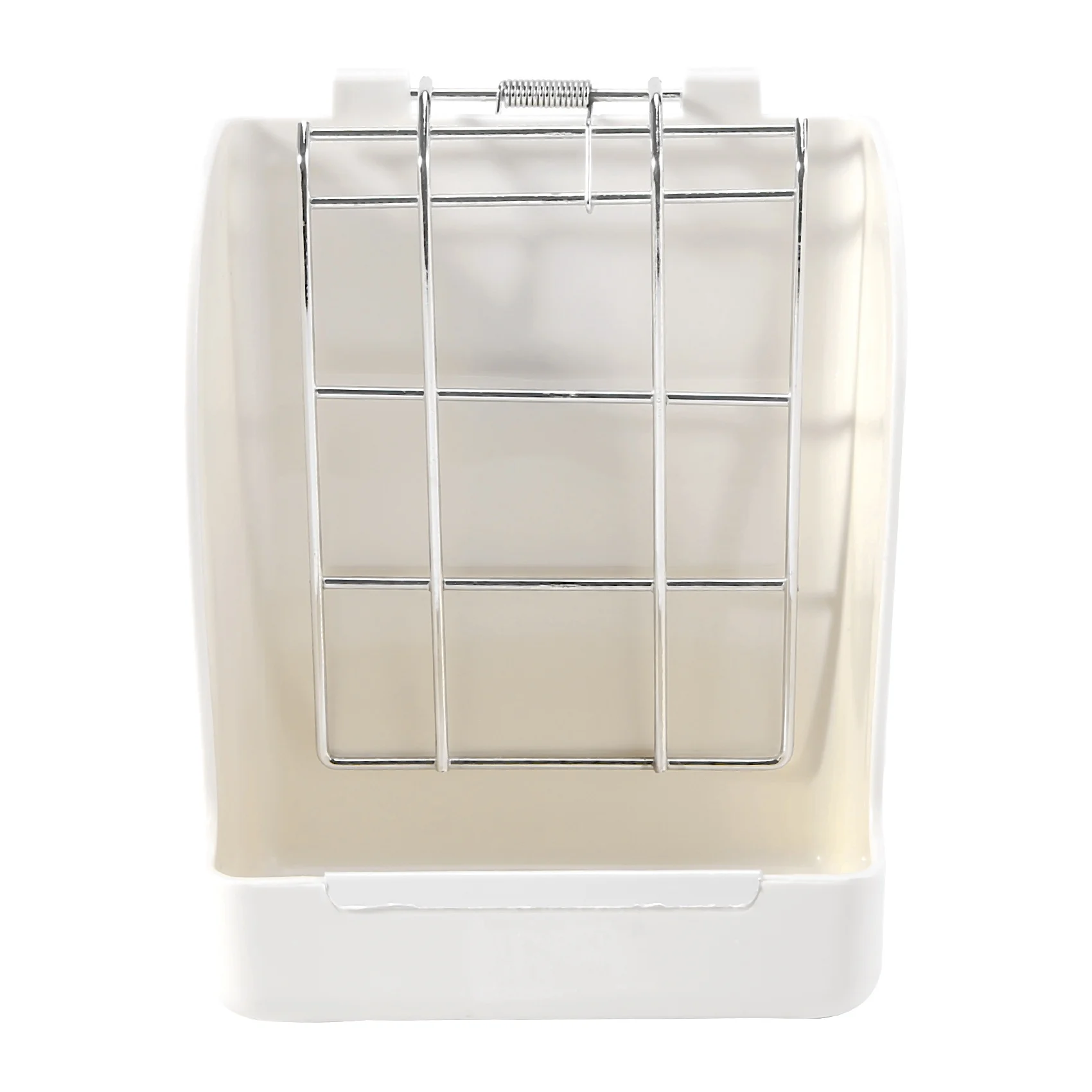 Y42A- رف مغذي القش بإطار من العشب لخنزير غينيا شينشيلا حامل ثابت قابل للطي سلة عشب للحيوانات الأليفة الصغيرة