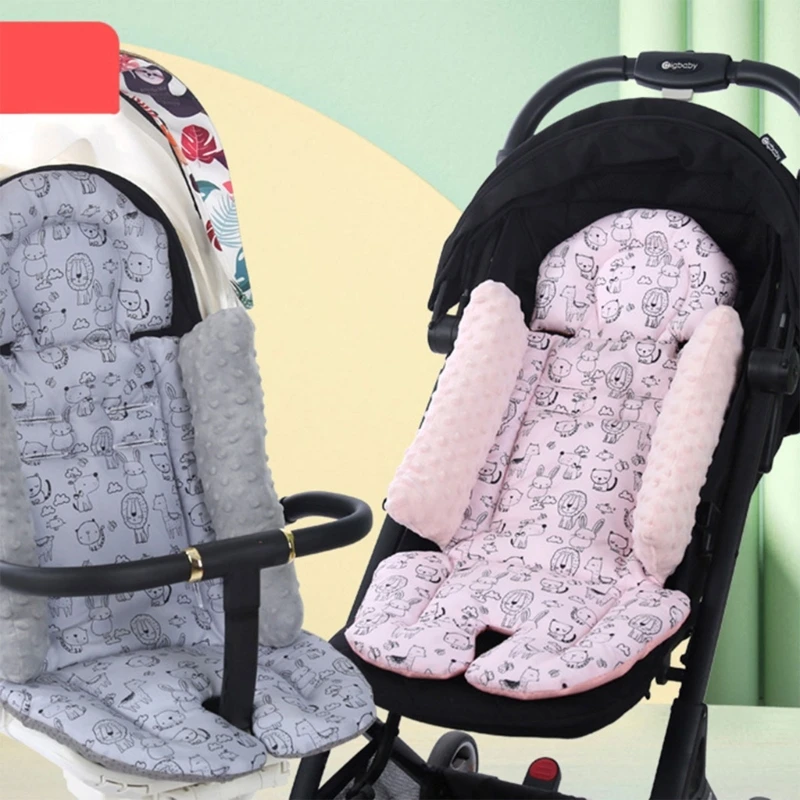 67JC Baby Pram Cushion Breathable Baby Stroller Cushion Buggys Pushchair Liners