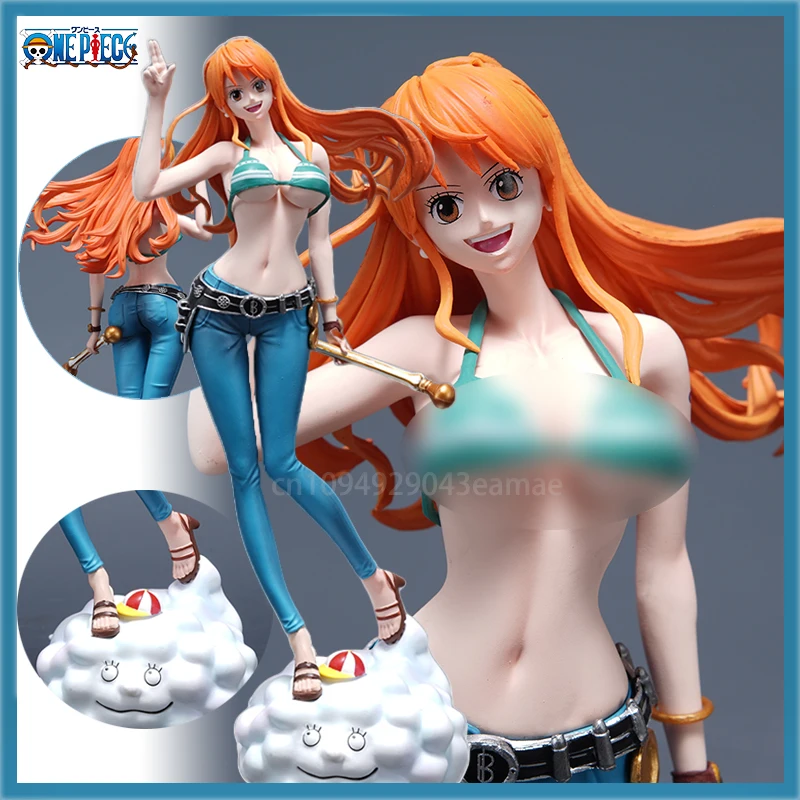 

Nami Figure 25cm Pvc Model One Piece Anime Statue Female Resonance Beautiful Girl From 'Two Years Later' Ornaments Toys Gifts
