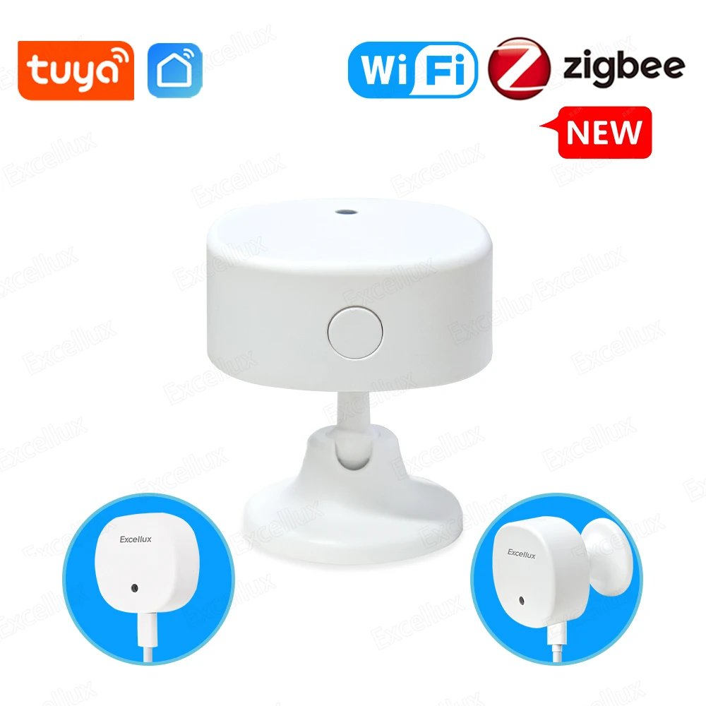 Zigbee 3.0 Human Presence Sensor Tuya WiFi MmWave Radar Detector Smart Home Motion Sensor With Luminance Distance Detection