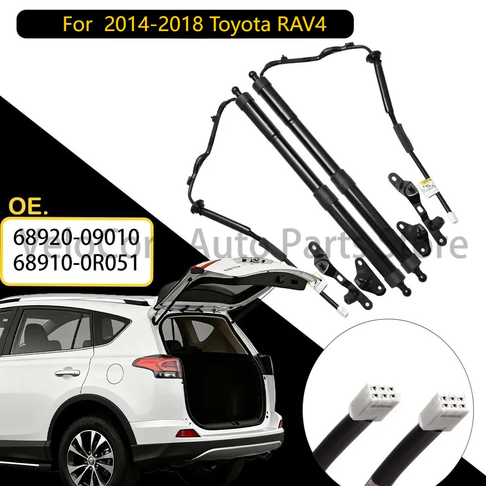 

Applicable to for Toyota RAV4 Car Tailgate Electric Support Rod with Ear Tabs 68920-09010 68910-0R051