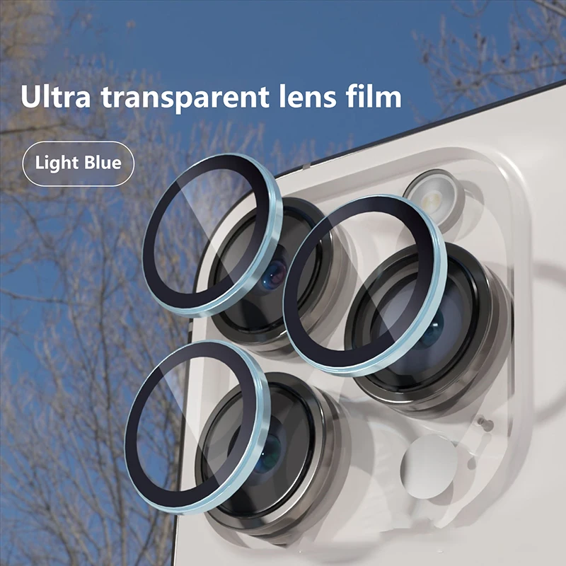 Phone Camera Lens Protector Glass For IPhone 14 Pro Promax Titanium Camera Lens Protection Cover For 15 Pro Promax Camera Film