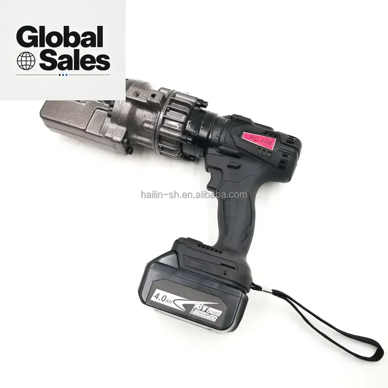 Designed for professional construction workers and DIY enthusiasts, this cordless electric rebar cutter eliminates the