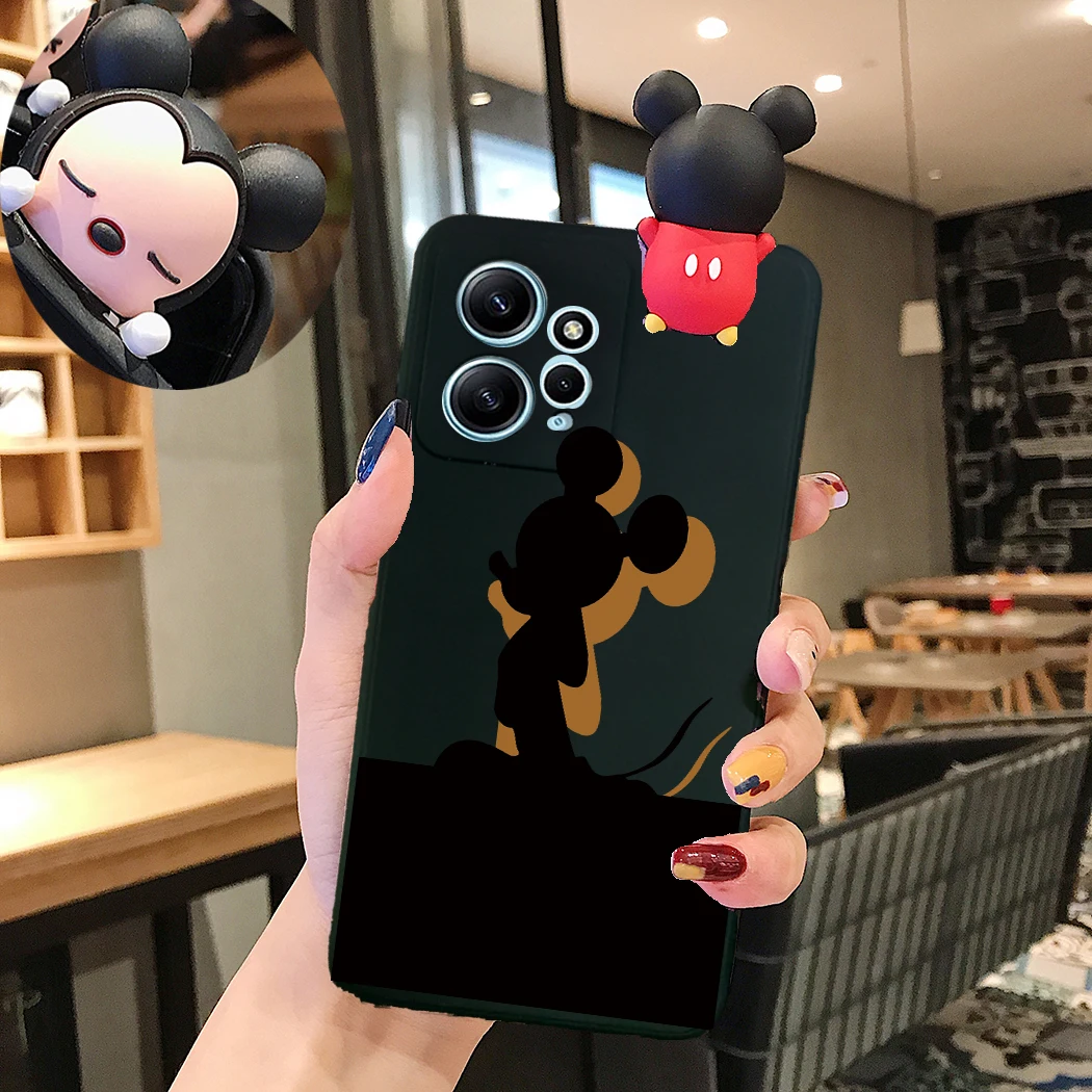 Cartoon 3D Mickey Minnie Cute Tpu Case For Realme C53 C21Y C25Y C25 C21 C12 C15 C20 C35 C33 C55 C67 C51 C30 C31 12 Pro Note 50