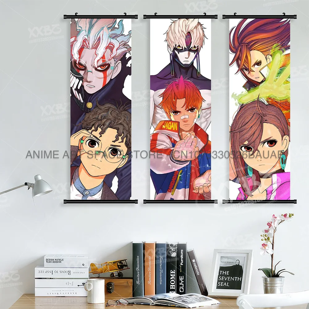 DAN DA DAN Anime-Heimdekoration, Leinwandrollen, Bilder, Momo Ayase, Poster, Druck, Wandkunst, hängende Malerei, Nachttisch-Hintergrund – Detail 4