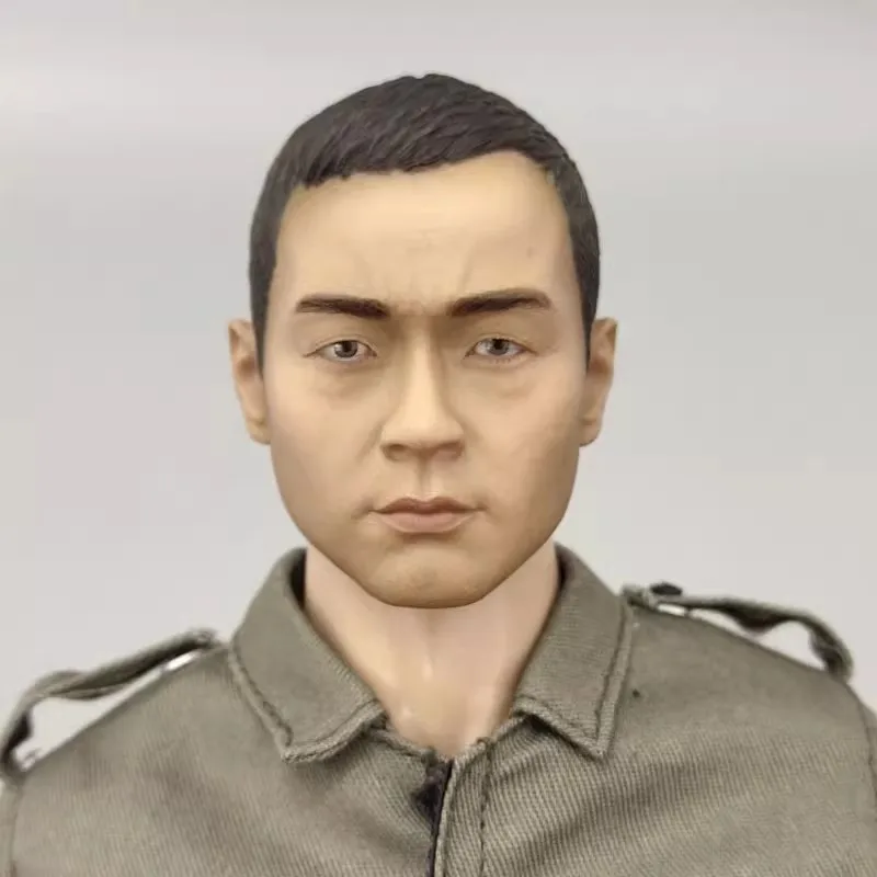 

Collection 1/6 Male Soldier Fire Fighting Hero Wang Xi Head Carving High Quality Model Toy Fit 12'' Action Figure Body In Stock