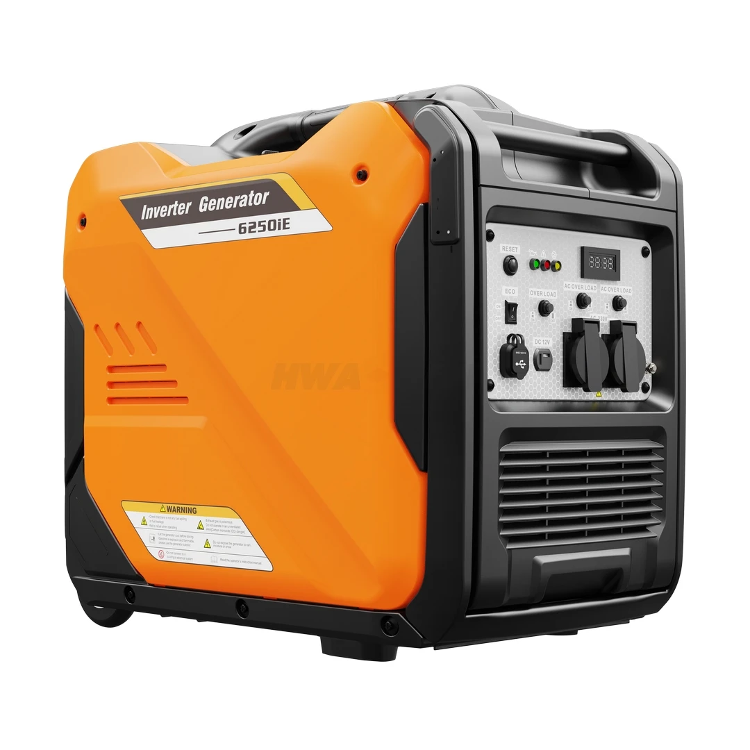 

Portable 5500watt Silent Inverter Generator/Super Silent Low Fuel Consumption 5kw 100v-240v Petrol Electric Generator