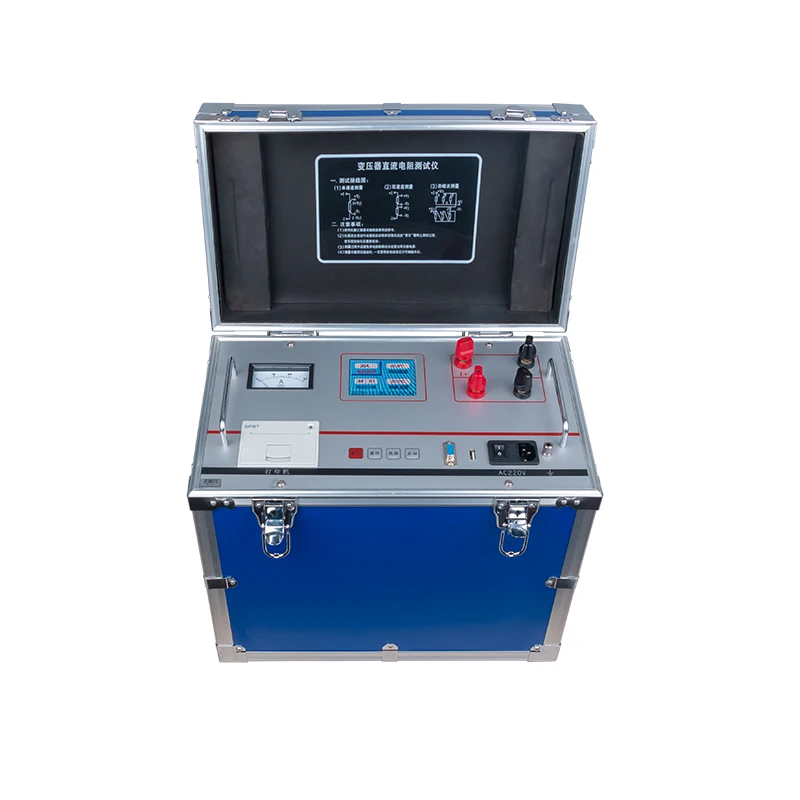 

Fast Testing 20A Precision Resistance Meters Single phase Transformer DC Winding Resistance Tester