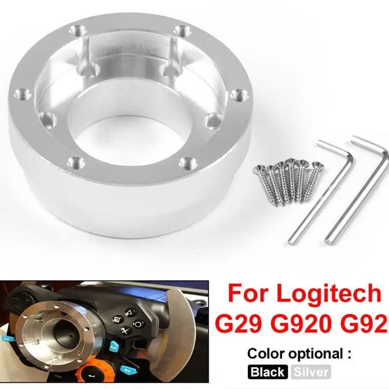 

13/14inch For Logitech G29 G920 G923 Steering Wheel Adapter Plate 70mm PCD Racing Car Game Modification Car Wheel Hub Adapter