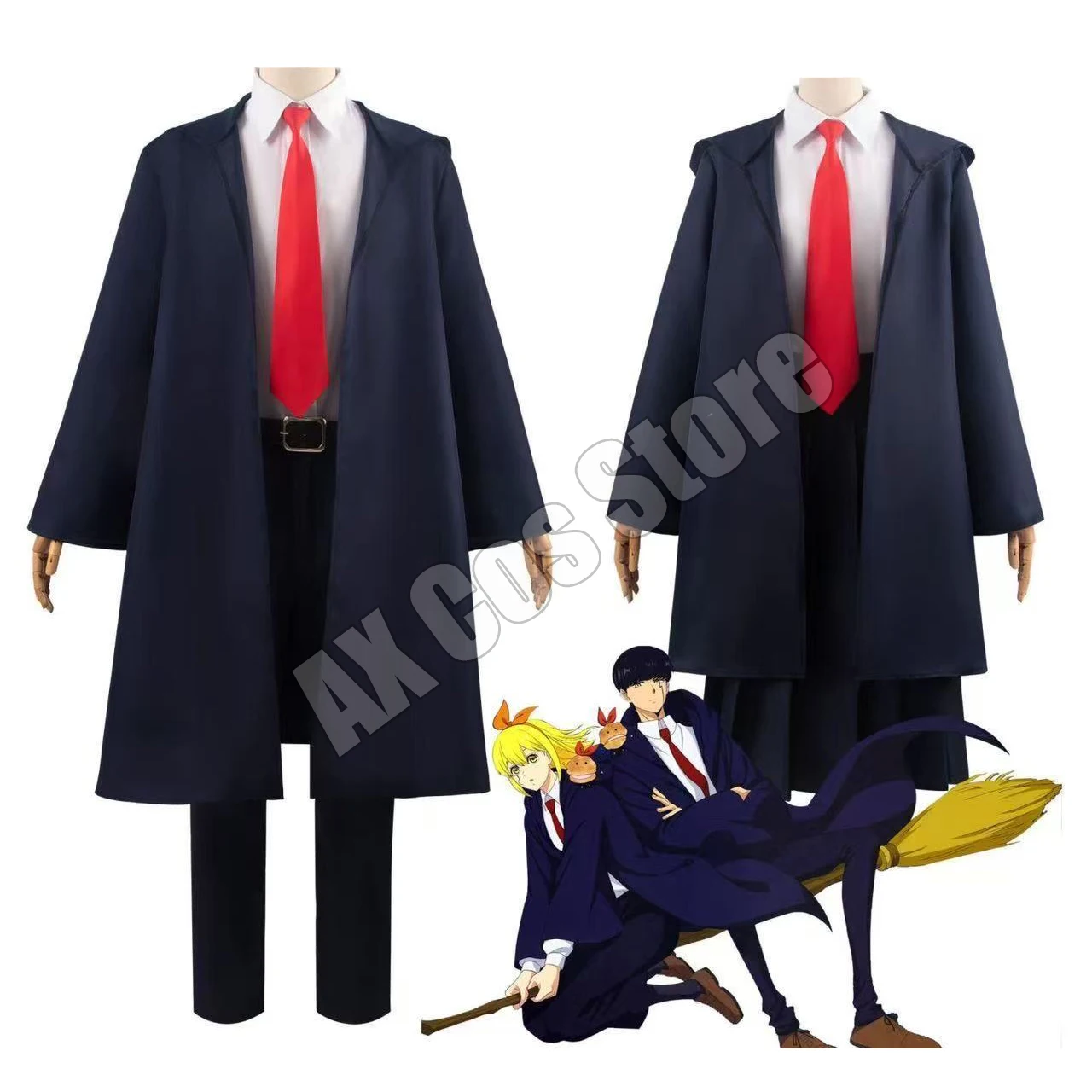 Mashle Cosplay Anime Mashle Magic and Muscles Lemon Irvine Cosplay Costume Wig Mashle Uniform Halloween Costumes for Men Women