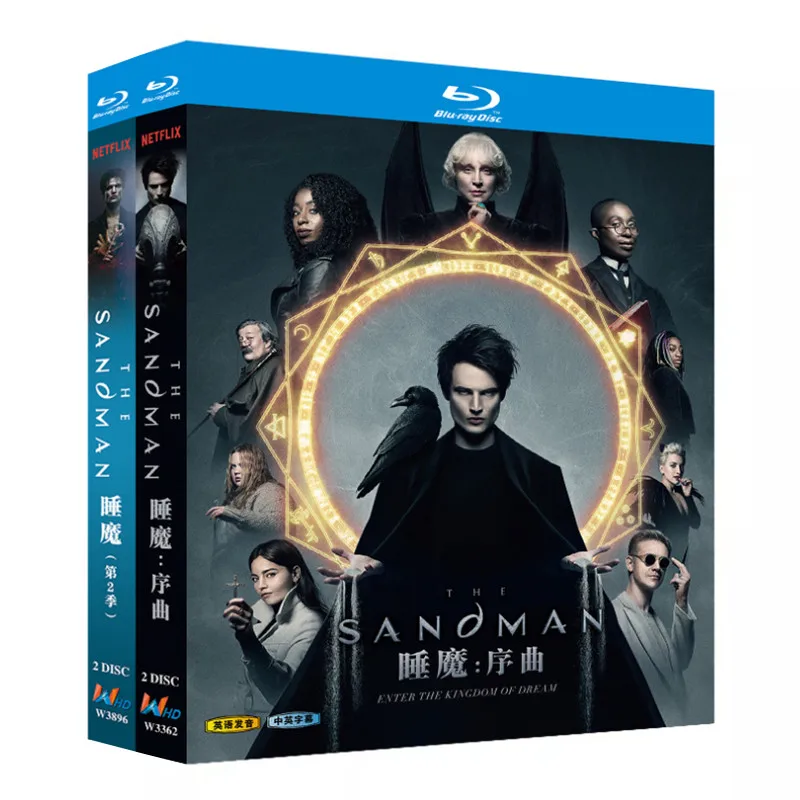 

Blu-ray Ultra HD TV Series The Sandman Seasons 1–2 Box Set with English Chinese Traditional Japanese Subtitles