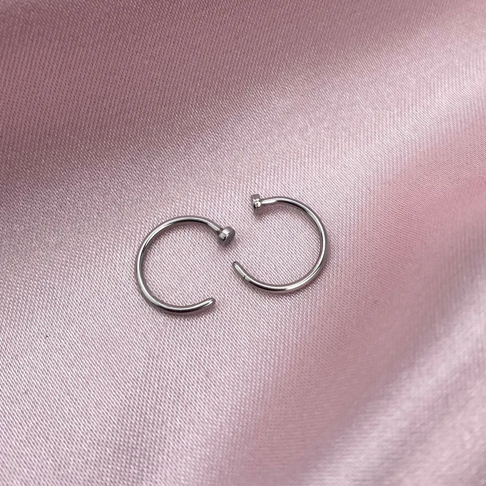 Trendy Women lips Rings Stainless steel Nose Ring Fake Nose Ring Septum Clip On mouth Ring Fake Piercing Body Clip Hoop Unisex