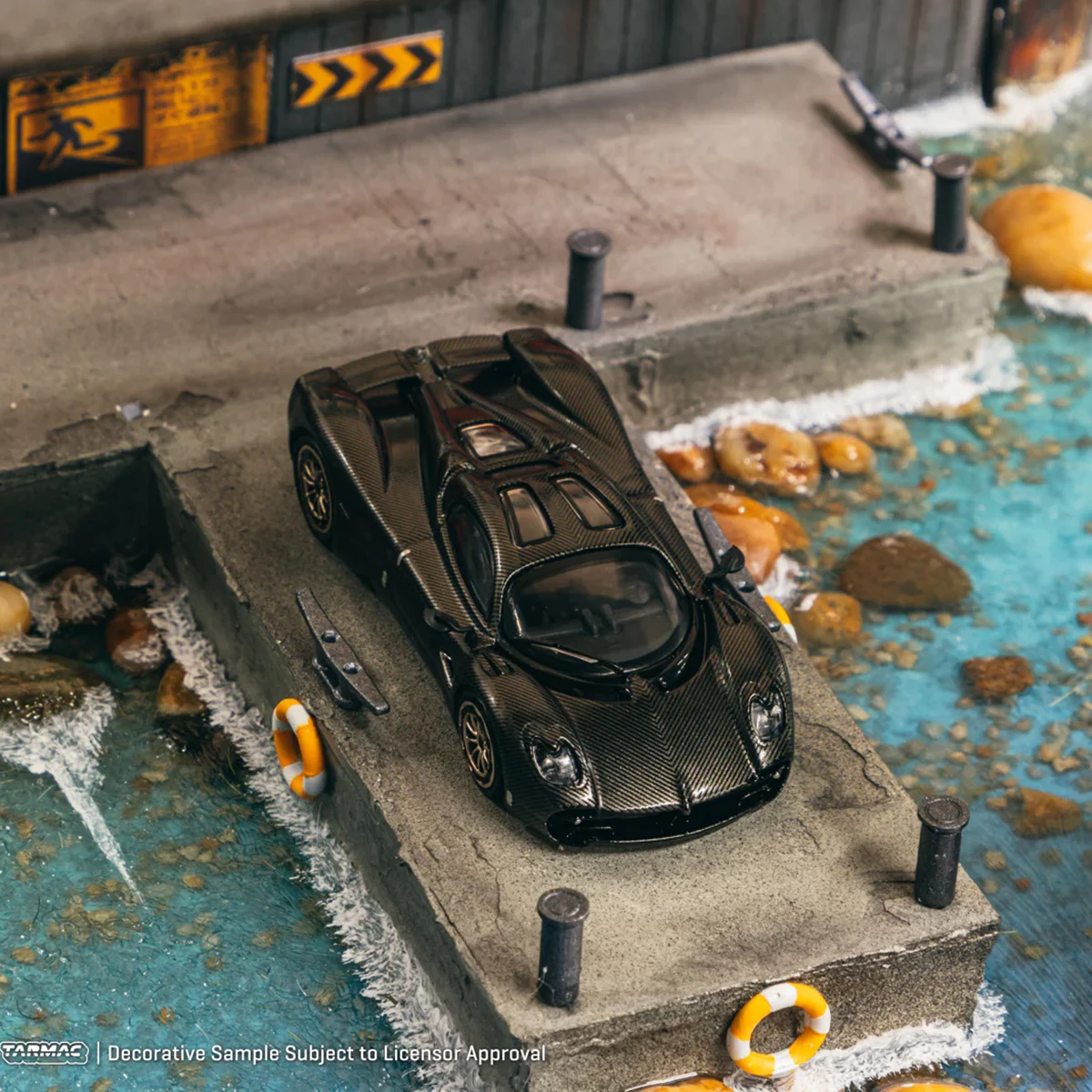 Tarmac Works T64G-TL055-BCF 1:64 Pagani Utopia Full Carbon Fiber Edition Diecast Model Car In Stock Ready To Ship