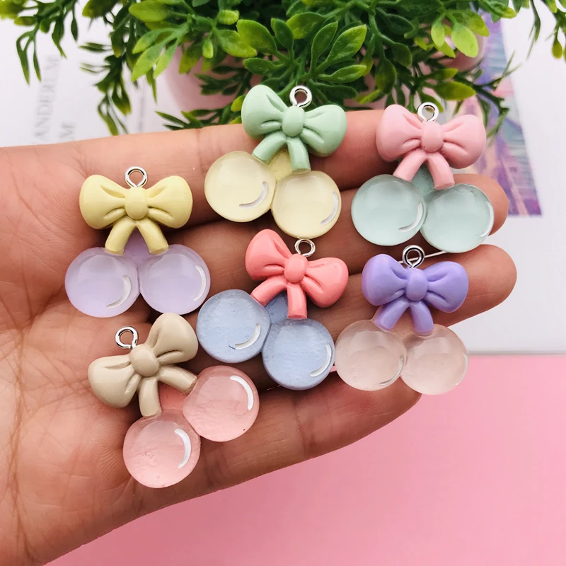 10pcs Hot Selling Resin Kawaii Miniature New Effect Strawberry Charm for Keychain, Earring, Scrapbooking, DIY Making, Necklace