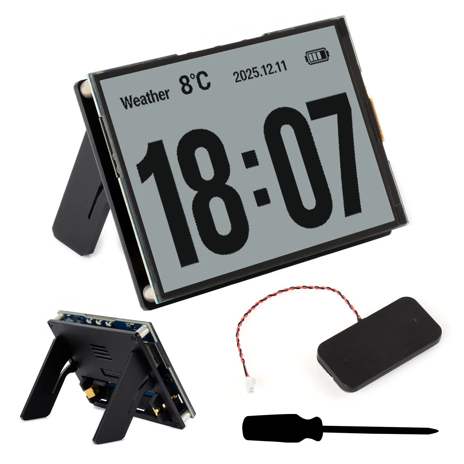 

Плата разработчика Waveshare ESP32-S3 с 4,2-дюймовым RLCD-дисплеем, 300×400, двухрежимная связь Wi-Fi и BLE, голосовое взаимодействие с ИИ, обучение DIY-проектам