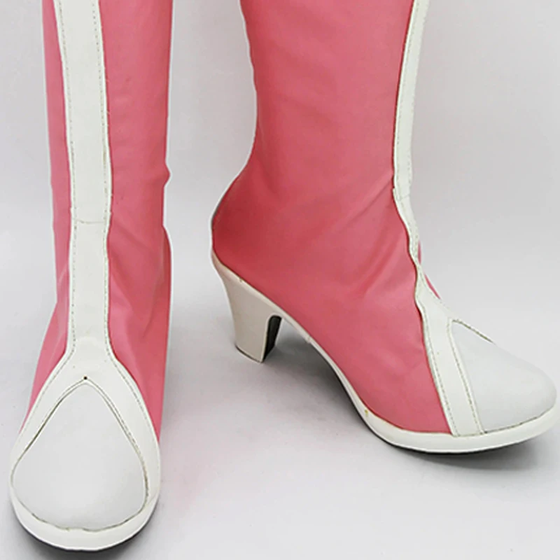 Cure Heart Cosplay Schuhe Ainme PU Leder Rollenspiel Performance Stiefel für Frauen Mädchen