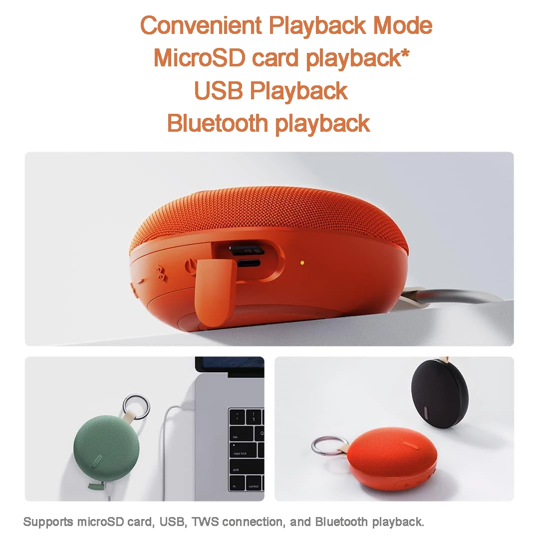 Xiaomi Redmi Bluetooth Speaker 2nd gen 5W 1000mAh Battery TWS IP67 Dustproof ＆ Waterproof mini Portable Outdoor Music Party