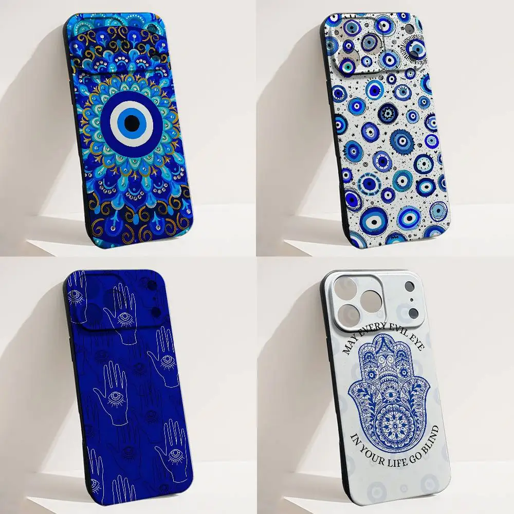 

Lucky Eye Blue Evil Eye For iPhone 17,16,15,14,13,12,X,XS,8,7,Pro,Max,Plus,E,SE4,Air,Mini Protective Shell Slim Phone Case