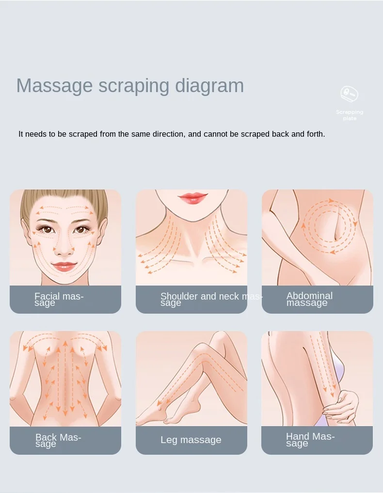 جهاز تدليك ذكي من شاومي zأيل للوجه مزود بلوحة للكشط مدلك كهربائي أداة تدليك لتجريف الوجه مع خزان للمشي فرشاة ميريديان للوجه