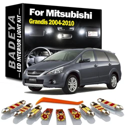 BADEYA 16Pcs Canbus LED Interior Map Dome Lights Kit For Mitsubishi Grandis 2004 2005 2006 2007 2008 2009 2010 Car Led Bulbs