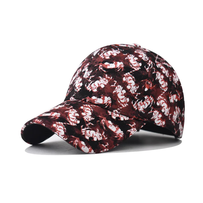 

New Crab Creative Pattern Baseball Cap Cap For Men And Women, Leather Dad Hat, Plaid Fashion Hat