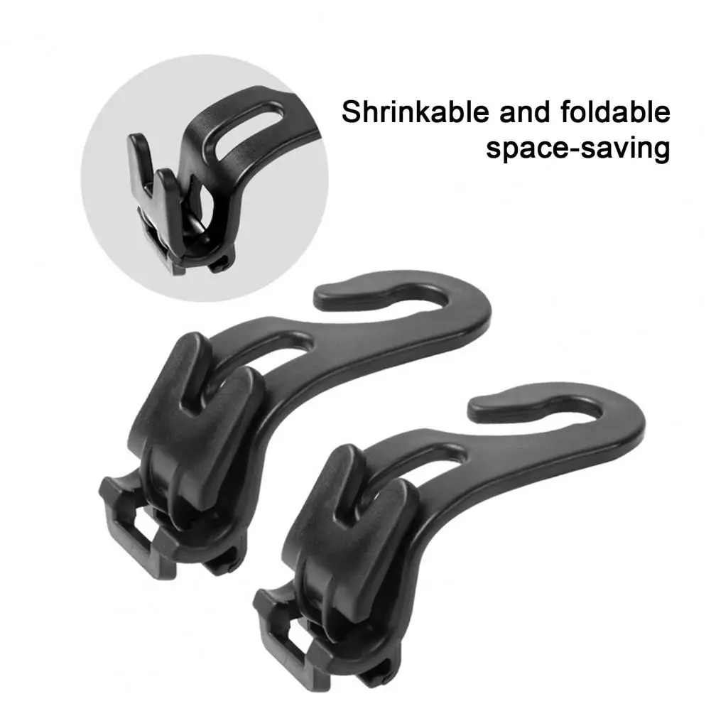 High-quality Abs Car Seat Hook Efficient Car Organization Heavy Duty Seat Headrest Hooks for Storage Accessory Holder Car Seat