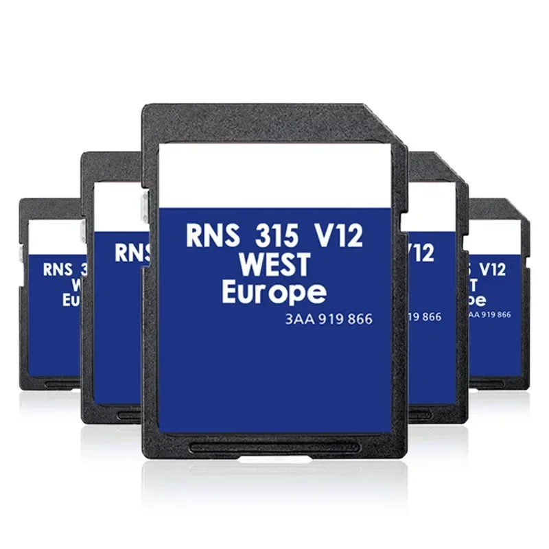 Mới Nhất RNS315 V12 Tây Châu Âu Không Cho RNS310 2020/2021 100% Làm Việc AZ V12 Điều Hướng Thẻ SD