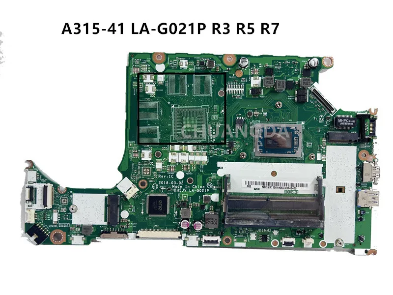 USED YM2200  inb working for acer aspire 3 A315-41 motherboardNBQY911001  DH5JV LA-G021P with uilt tested ok